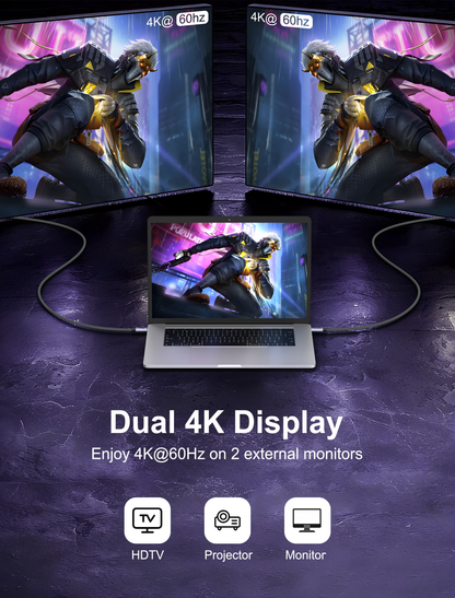 GenuineXER USB-C to USB-C Cable 240W 5A Fast Charging, 20Gbps USB 3.2 Gen2 Data, 4K@60Hz Video, Compatible with iPhone 17/16/15 Pro Max, MacBook, iPad, Samsung S25/24/23 Ultra 1.2 Meter