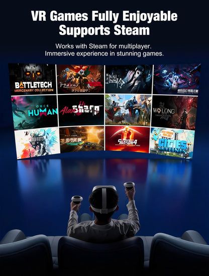 GenuineXER VR Link Cable 5 Meter USB 3.2, 5Gbps High-Speed Data, Gaming Charge & Play 3A Fast Charging, 90° Type-C Braided Cable Compatible with Meta Quest 3/Quest 2/Quest Pro, Pico 4, PC, Laptop & Mobile | 5M 16Ft