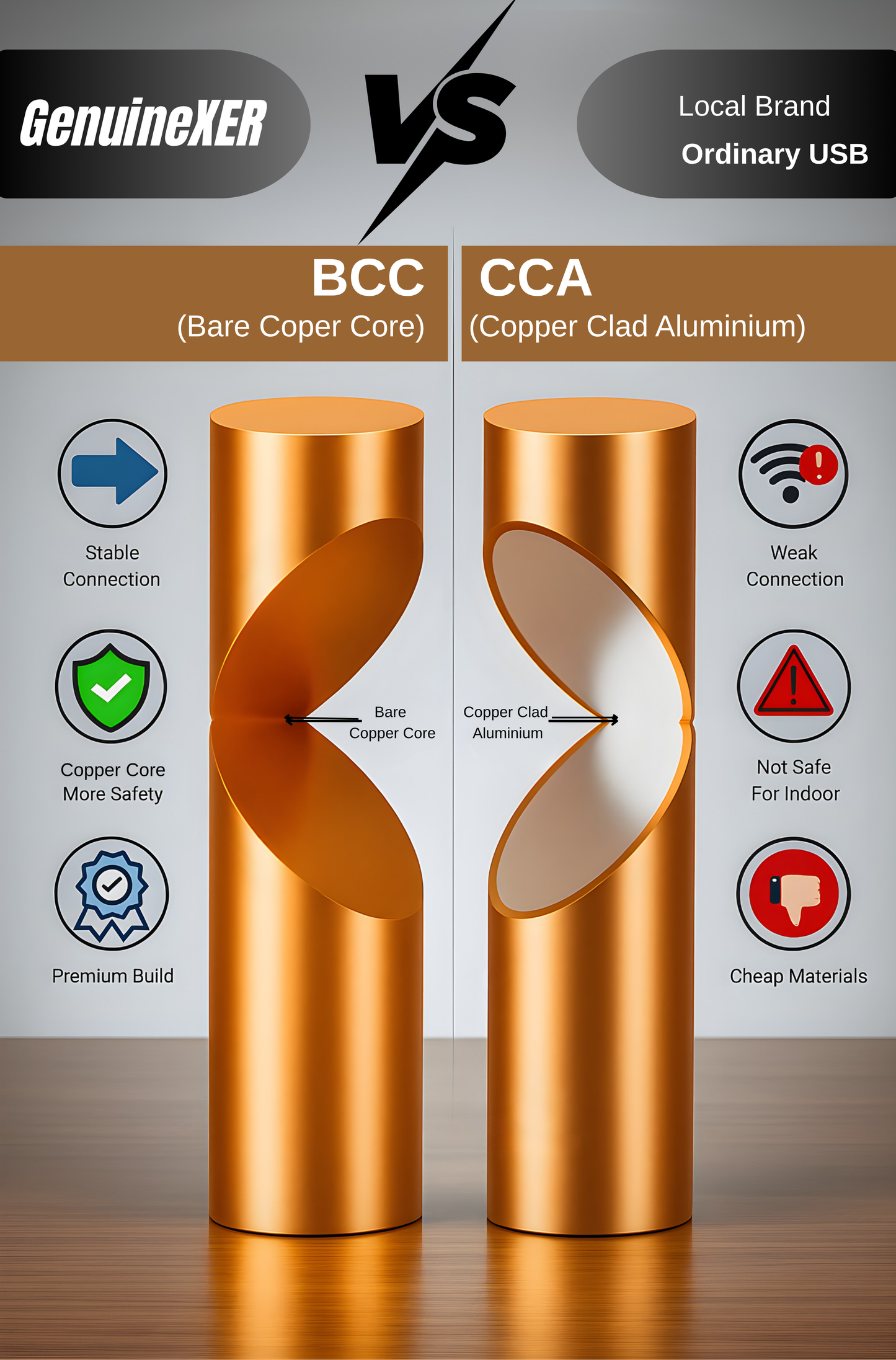 4-in-1 Fast Charging Cable | Up to 65W & 27W PD, 6A Power, 480Mbps Data Sync | Metal Shell, Braided Cable, 205 NSC Gold Connectors | USB-C to C, USB-C to USB-A, USB-C to Lightning, USB-A to Lightning | 1.2 Meter