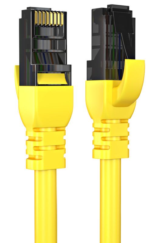CAT6A Ethernet Cable | 500Mhz 10 Gbps Speed | Fluke Passed LAN Cord With Superior 26 AWG Bare Copper Core | Compatible For Laptop, Router, PS5/4, Modem, Tv, CCTV & XBox